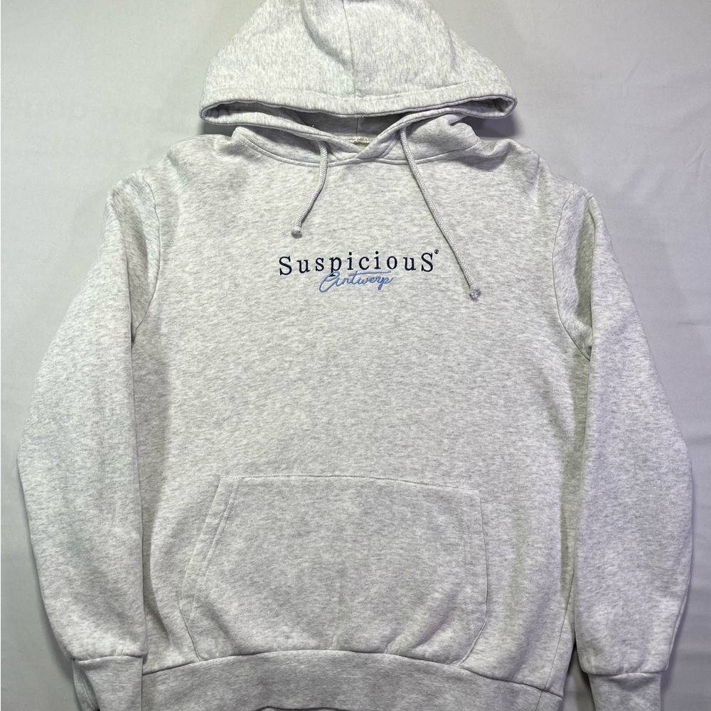 Suspicious Antwerp Heather Gray Core Hoodie - Small - Like New!